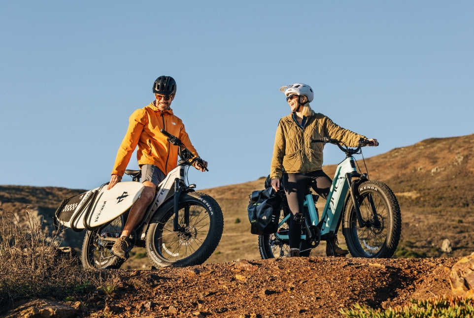Cyrusher Aura electric bike on a ride 4