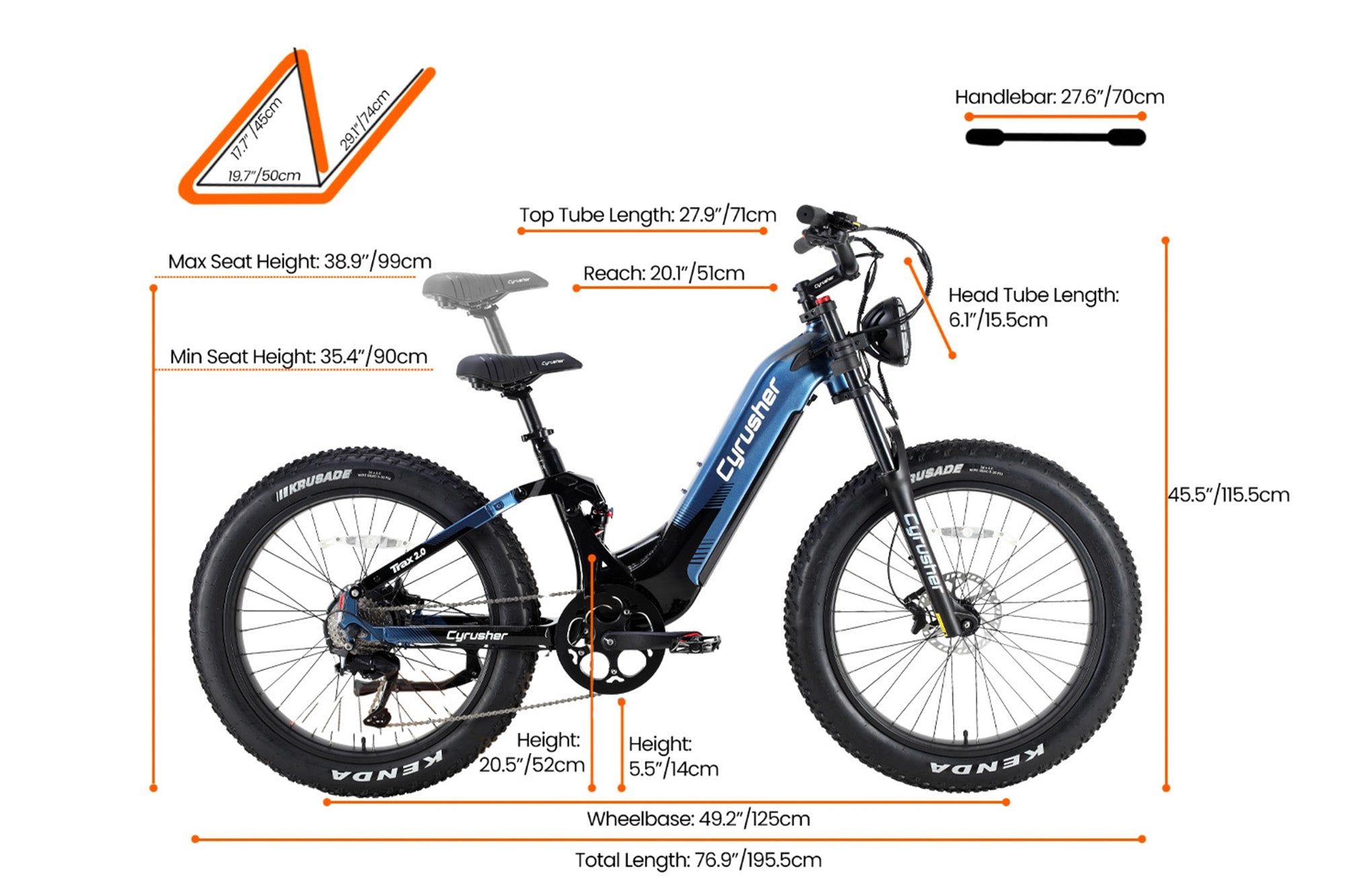 Cyrusher Trax 2.0 size and fit guide